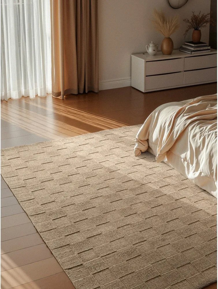 Brązowy wełniany dywan tkany ręcznie 120x170 cm Scala – Villeroy&amp;Boch