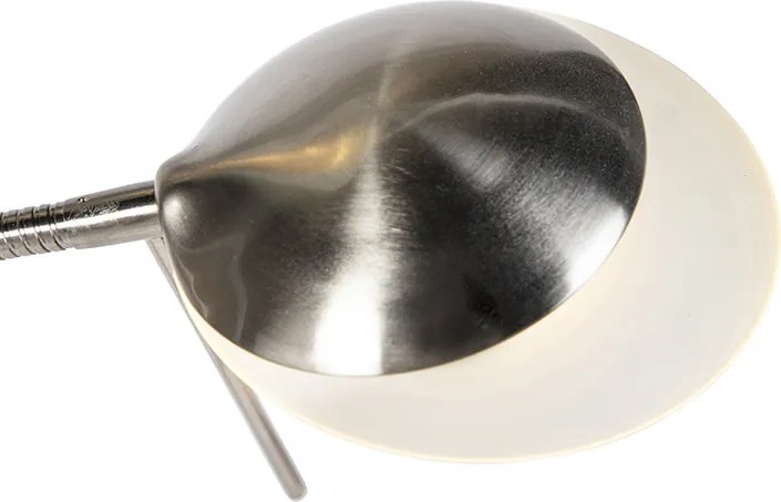 Nowoczesna lampa stojąca ze stali, z wbudowanym LED i ściemniaczem - Lexus