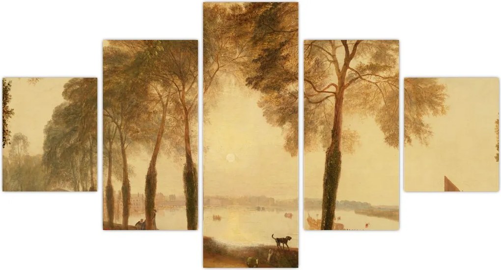 Obraz - Joseph Mallord William Turner, Mortlake Terrace, reprodukcje (125x70 cm)