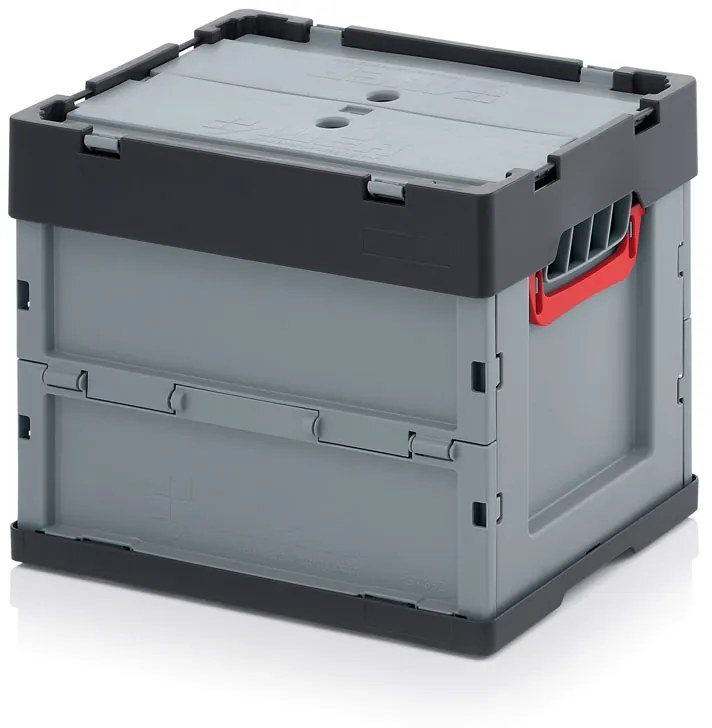 Skrzynki składane z wiekiem 400x300x320 mm