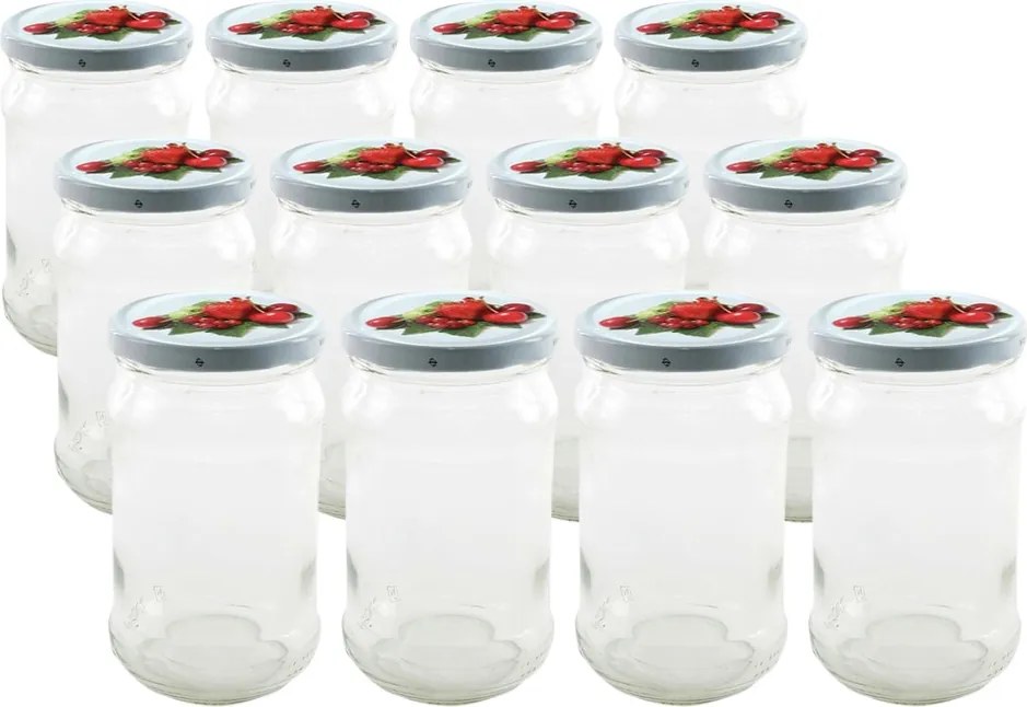 Orion Zestaw słoików z zakrętką 0,3 l, 12 szt.