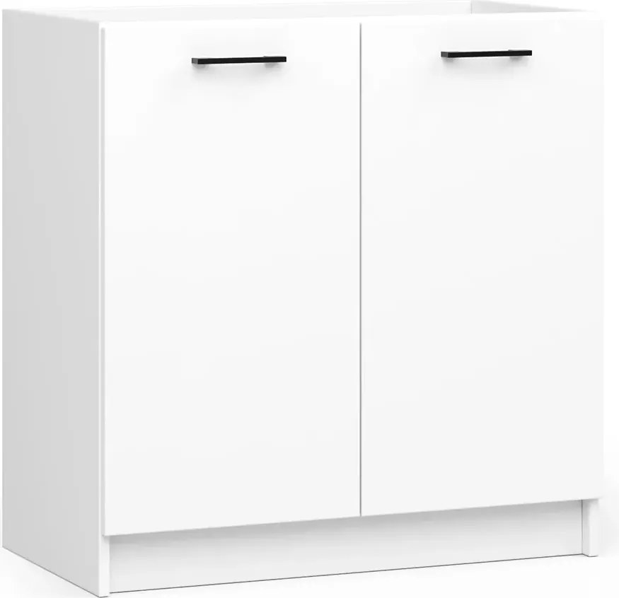 Biała szafka pod zlew 80 cm B4-A37