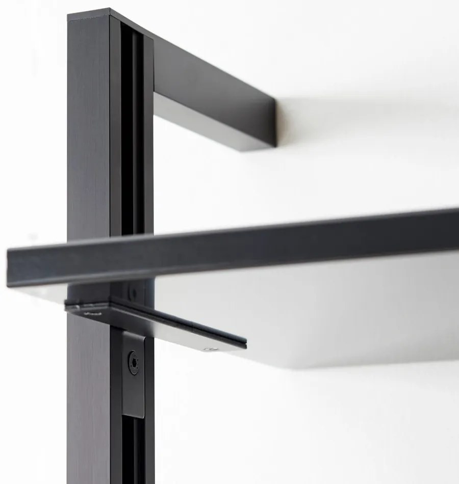 Czarny regał w dekorze dębu 94x210 cm Edge by Hammel – Hammel Furniture
