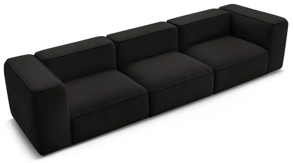 Czarna sofa 345 cm Zephyr – Bobochic Paris