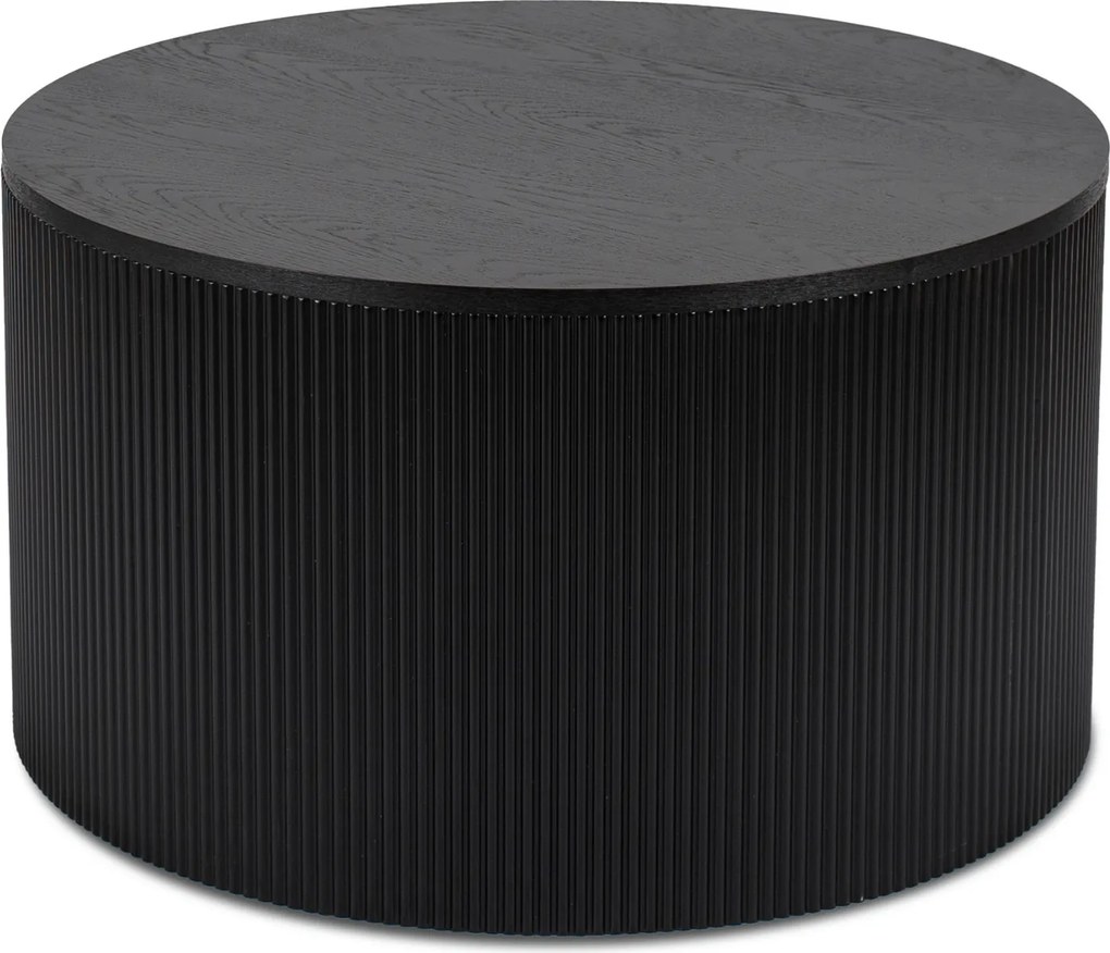 Stolik Kawowy HOPE MAX 80 cm Czarny Nowoczesny Loft