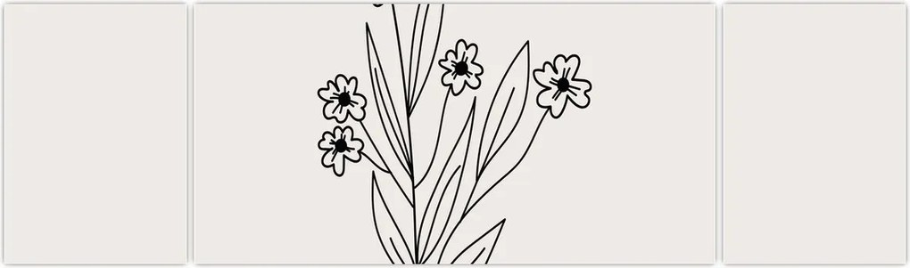 Obraz - Meadow Flower N⁰1 (170x50 cm)
