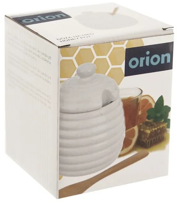 Orion Pojemnik porcelanowy do miodu WHITE
