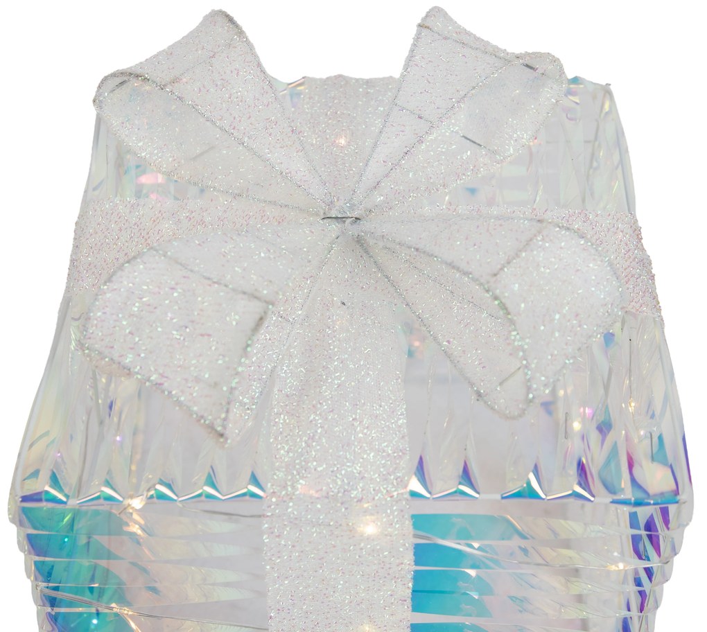 Zestaw 3 tęczowych prezentów bożonarodzeniowych z LED - Niji