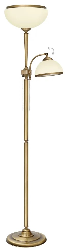 Mosiężna lampa podłogowa do salonu YR-P2E