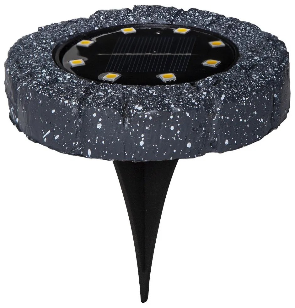 Zestaw 2 ogrodowych lamp solarnych LED Star Trading Lawnlight, ø 11 cm