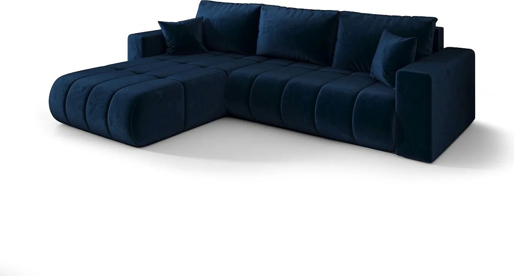 Narożnik BEDANTE MILO PREMIUM L Monolith 77 lewy z funkcją spania Mebel łączący wygodę i nowoczesny design