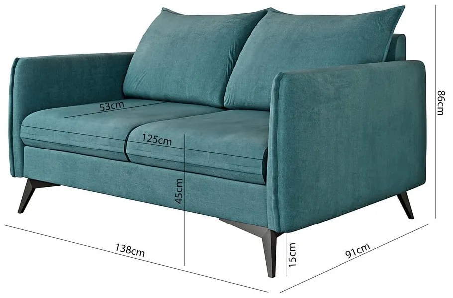 Morska sofa 138 cm Juli Bis – Ropez