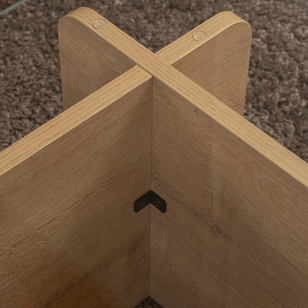 Stolik kawowy Flavio Honey Oak