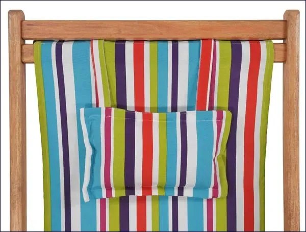 Wielokolorowy składany leżak plażowy T7-L39