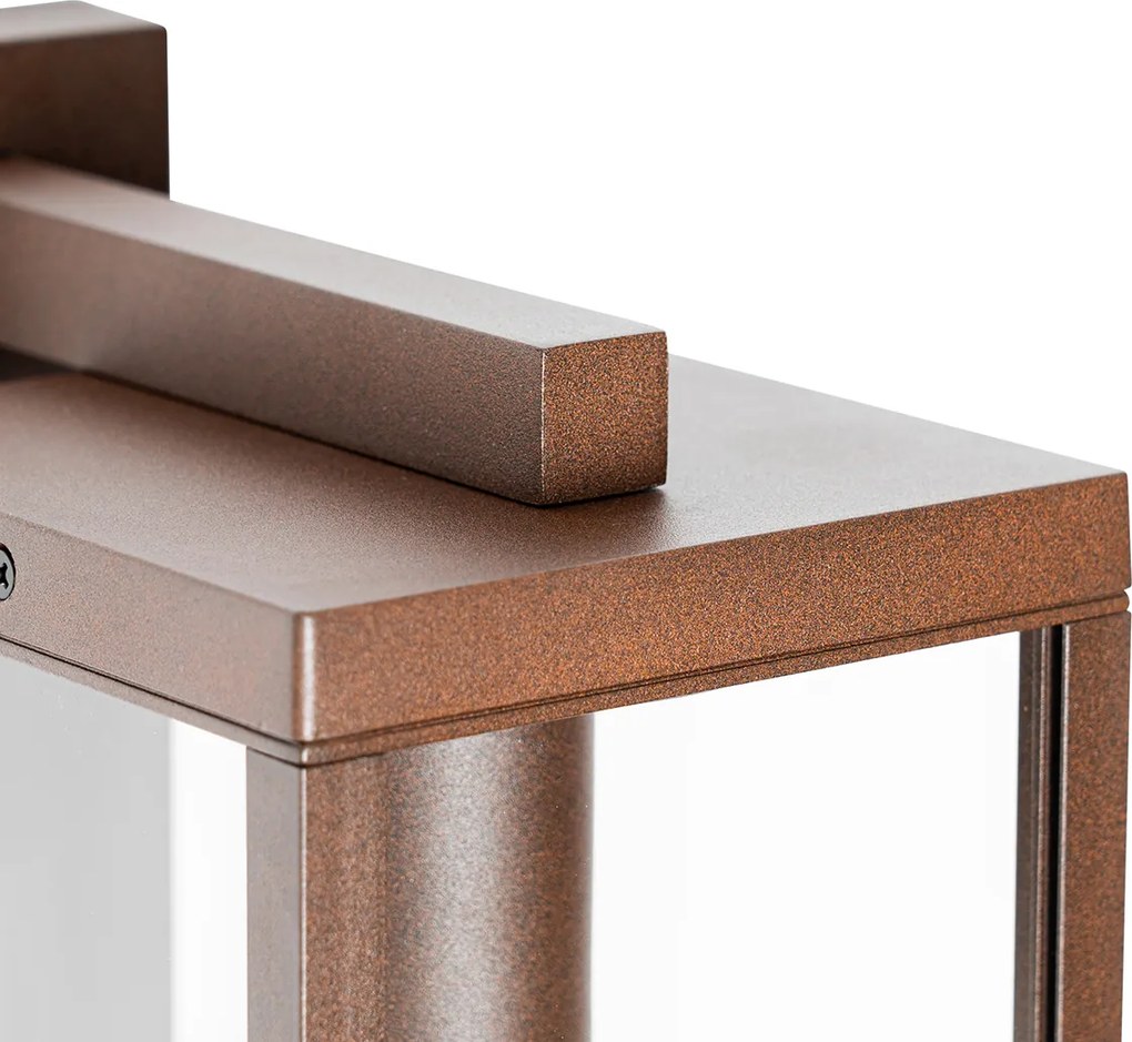 Inteligentny kinkiet zewnętrzny rdzawobrązowy IP44 z WiFi ST64 - Charlois