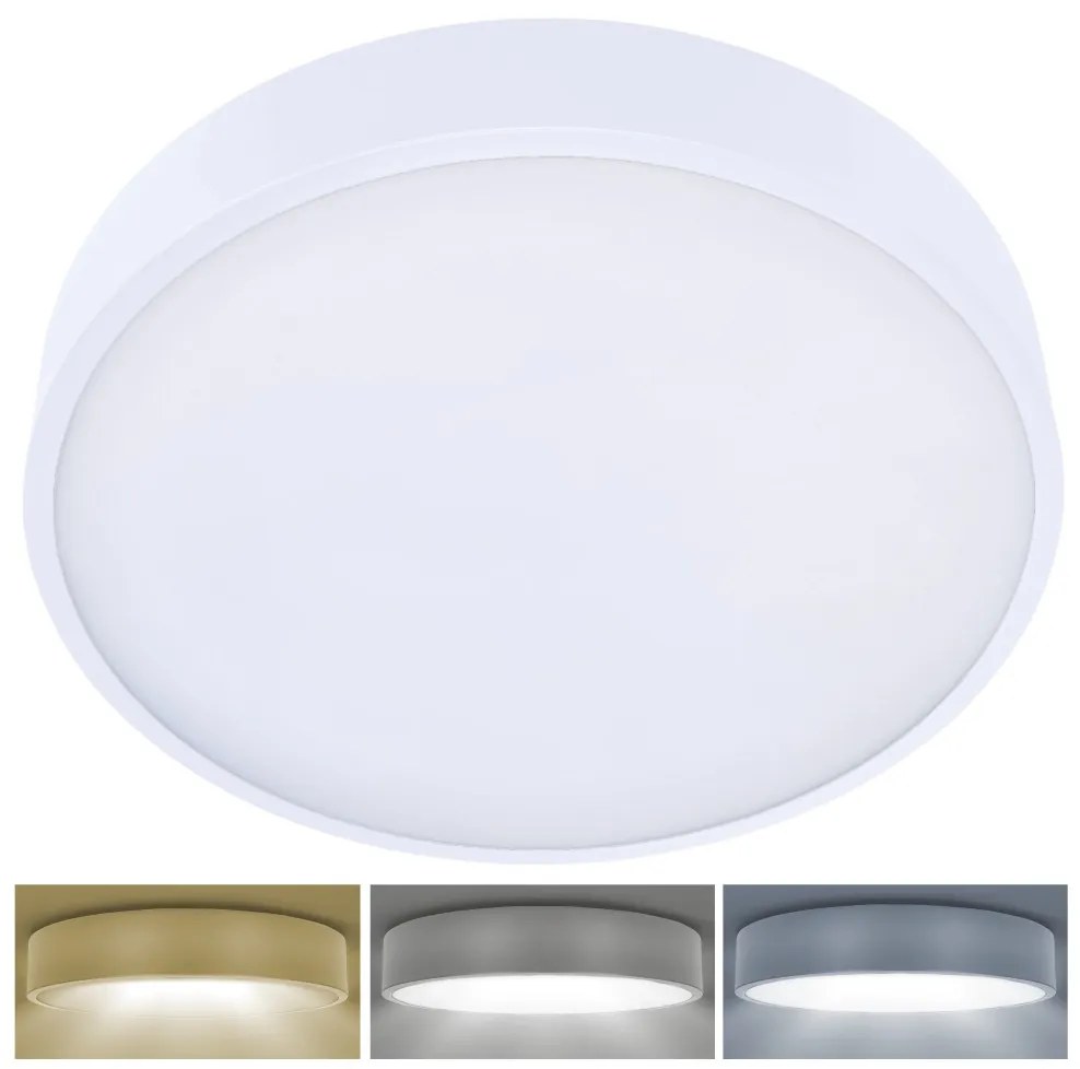 Brilagi-LED 48W 230V 3000-6000K 40 cm z regulacją + pilot, biały