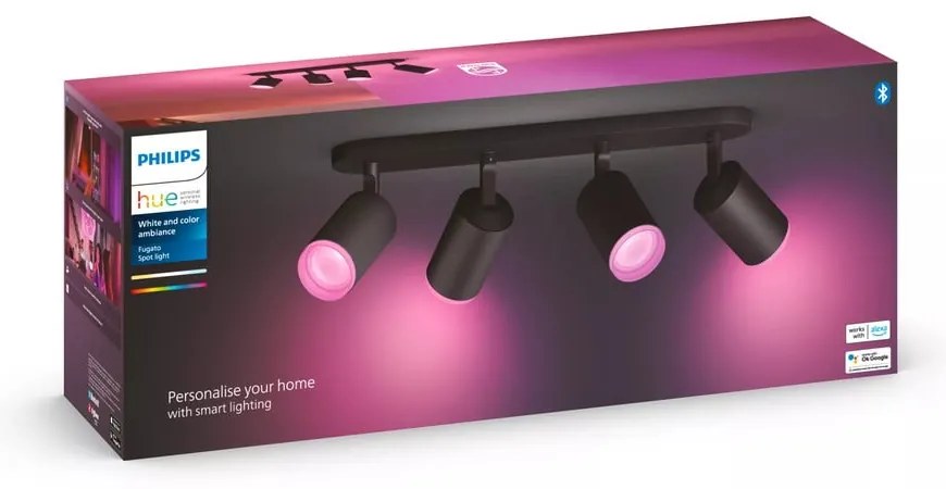 Inteligentna lampa punktowa z gwintem GU10, 6 W Fugato – Philips Hue