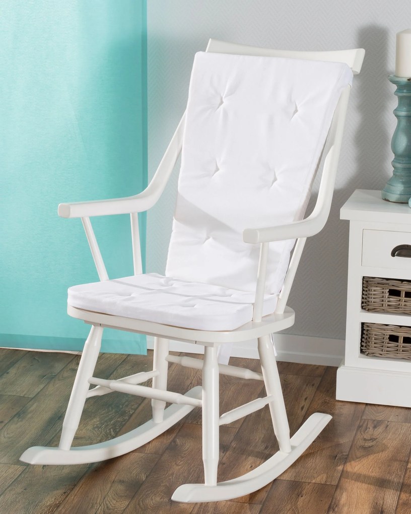 Fotel bujany Henry white
