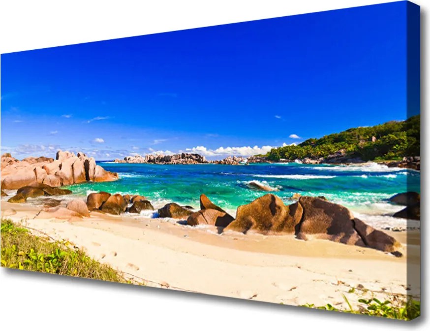 Zdjęcie na płótnie Spokojny Brzeg Morza