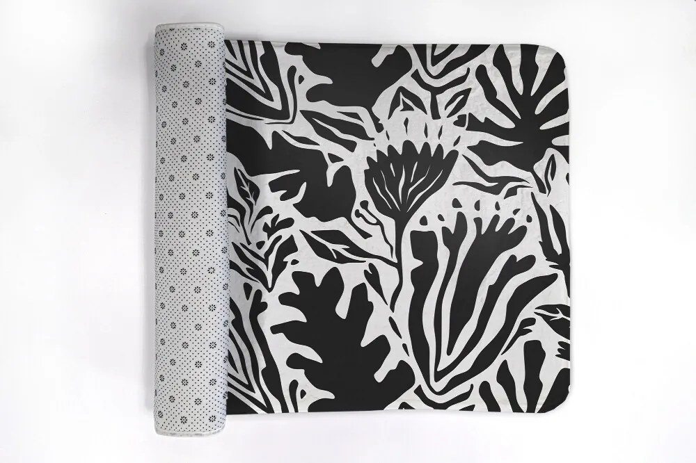 Dywanik do łazienki Dywanik do łazienki Rośliny Abstrakcja