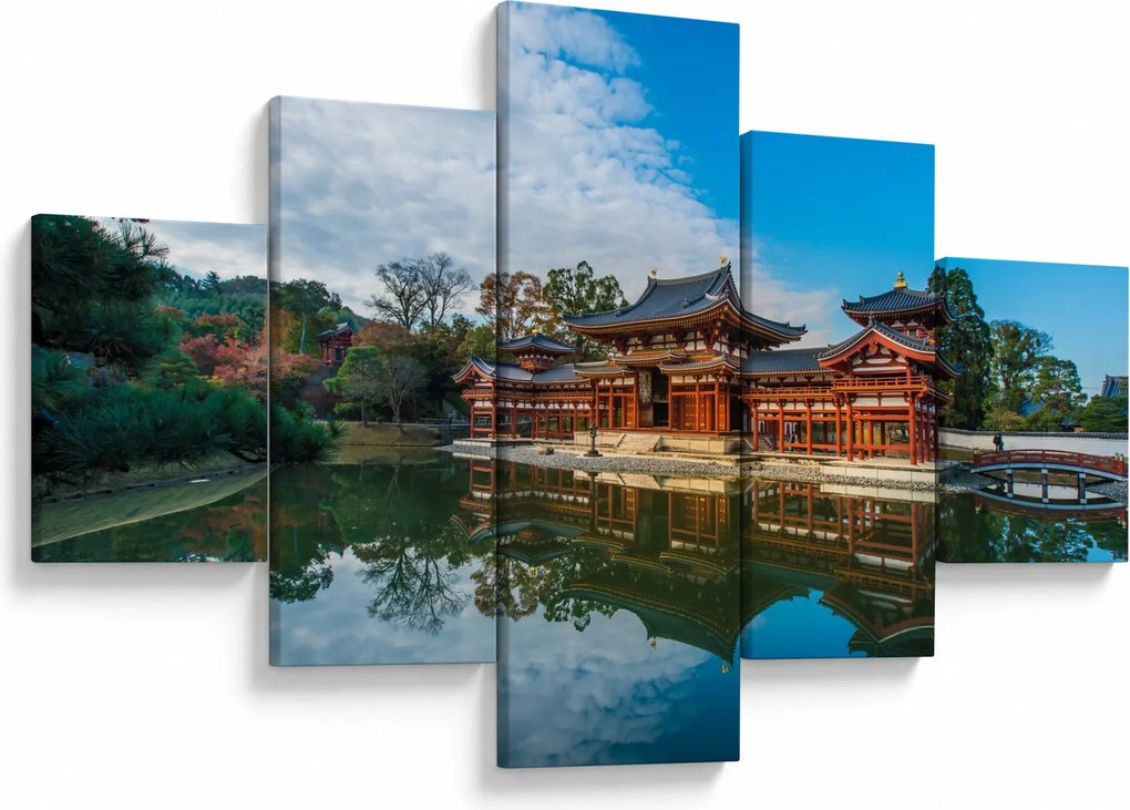 Obraz - Świątynia Byodo-in, Japonia (125x70 cm)