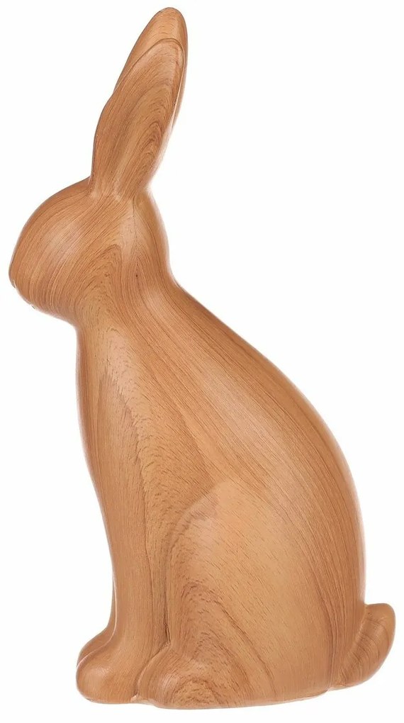 Dekoracja z żywicy poliestrowa Zając, dużafigurka, 12 x 7 x 21 cm