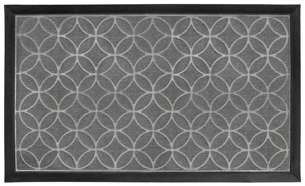 Wycieraczka gumowa pod drzwi FEUILLES, 45 x 75 cm