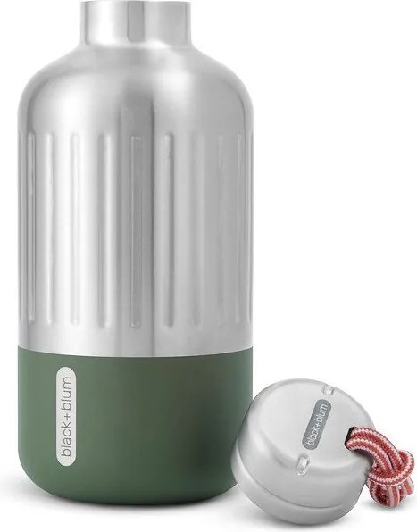 Butelka termiczna ze stali nierdzewnej w kolorze srebra 650 ml Explorer – Black + Blum