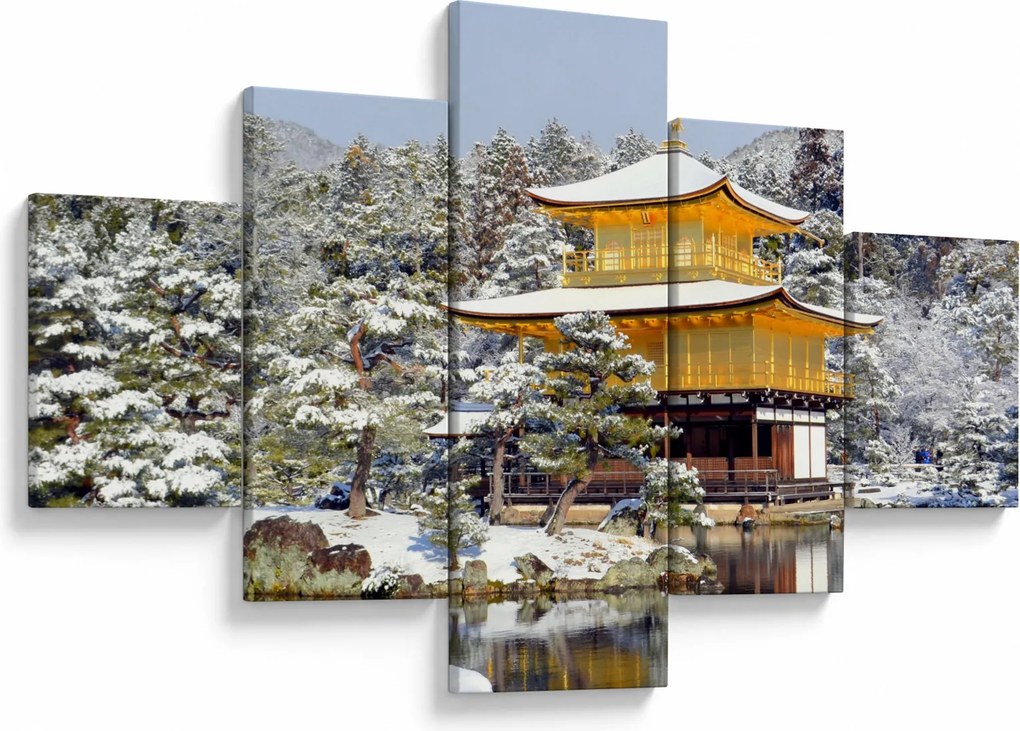 Obraz - Kinkakuji, Japonia (125x70 cm)