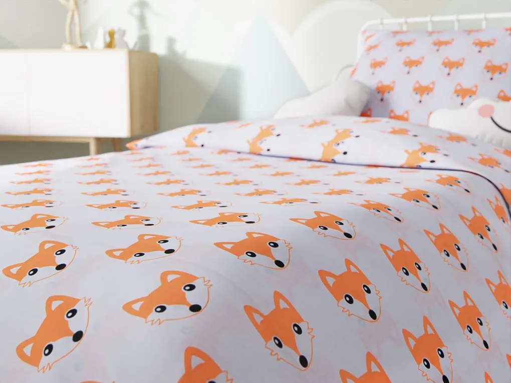 PrzytulneMieszkanie.pl PrzytulneMieszkanie.pl Pościel bawełniana LISEK biała