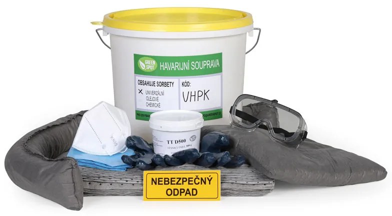 Uniwersalny zestaw awaryjny, plastikowe wiadro