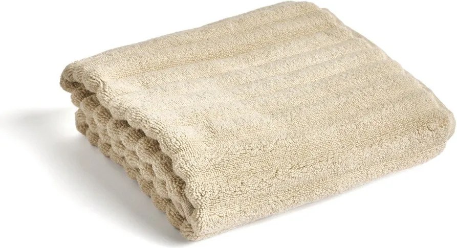 Beżowy bawełniany ręcznik frotte 50x90 cm Navira – Kave Home