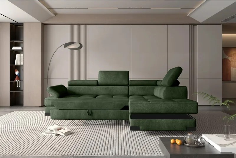 Narożnik EMPORIO L z funkcją spania WERSAL