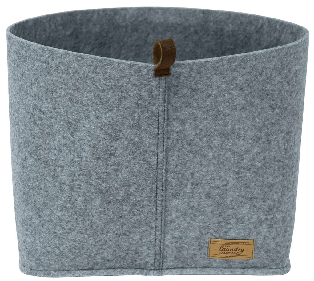 Organizer na kosmetyki i drobne przedmioty FELI, z imitacji filcu, 24 x 16 x 16 cm, WENKO