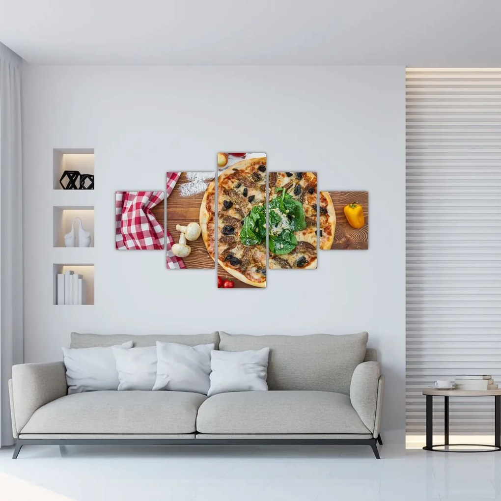 Obraz pizzy (125x70 cm)