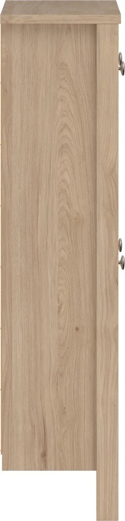 Szafka na buty Madrid z 4 półkami, jackson hickory