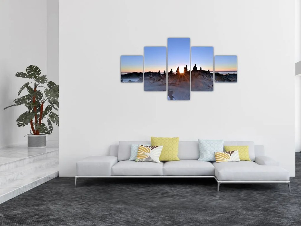 Obraz piaszczystej scenerii (125x70 cm)