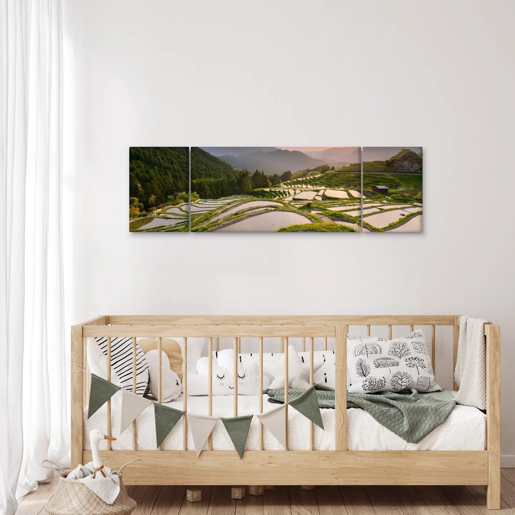 Obraz - Tarasy ryżowe (170x50 cm)