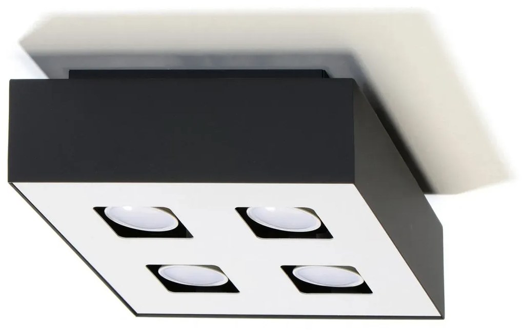 Nowoczesny plafon LED E776-Sofis - czarny