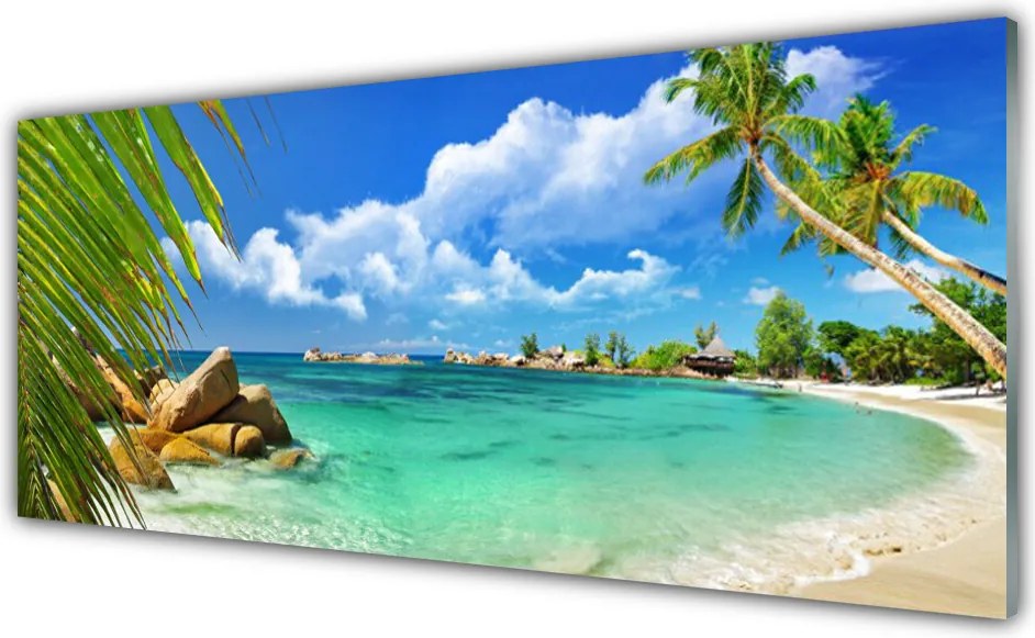 Panel Szklany do Kuchni Bezkresna Tafla Błękitu