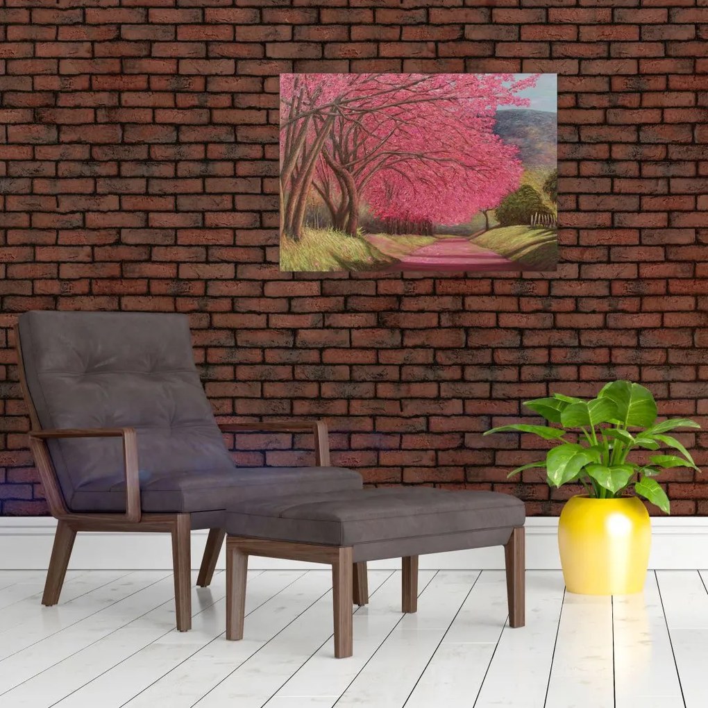 Obraz kwitnących drzew (70x50 cm)