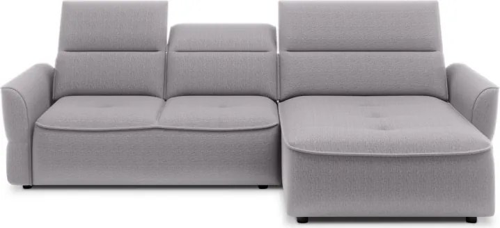 Narożnik MURILLO S Mini z elektryczną regulacją siedziska Prawostronny w tkaninie VOGUE 14 WERSAL