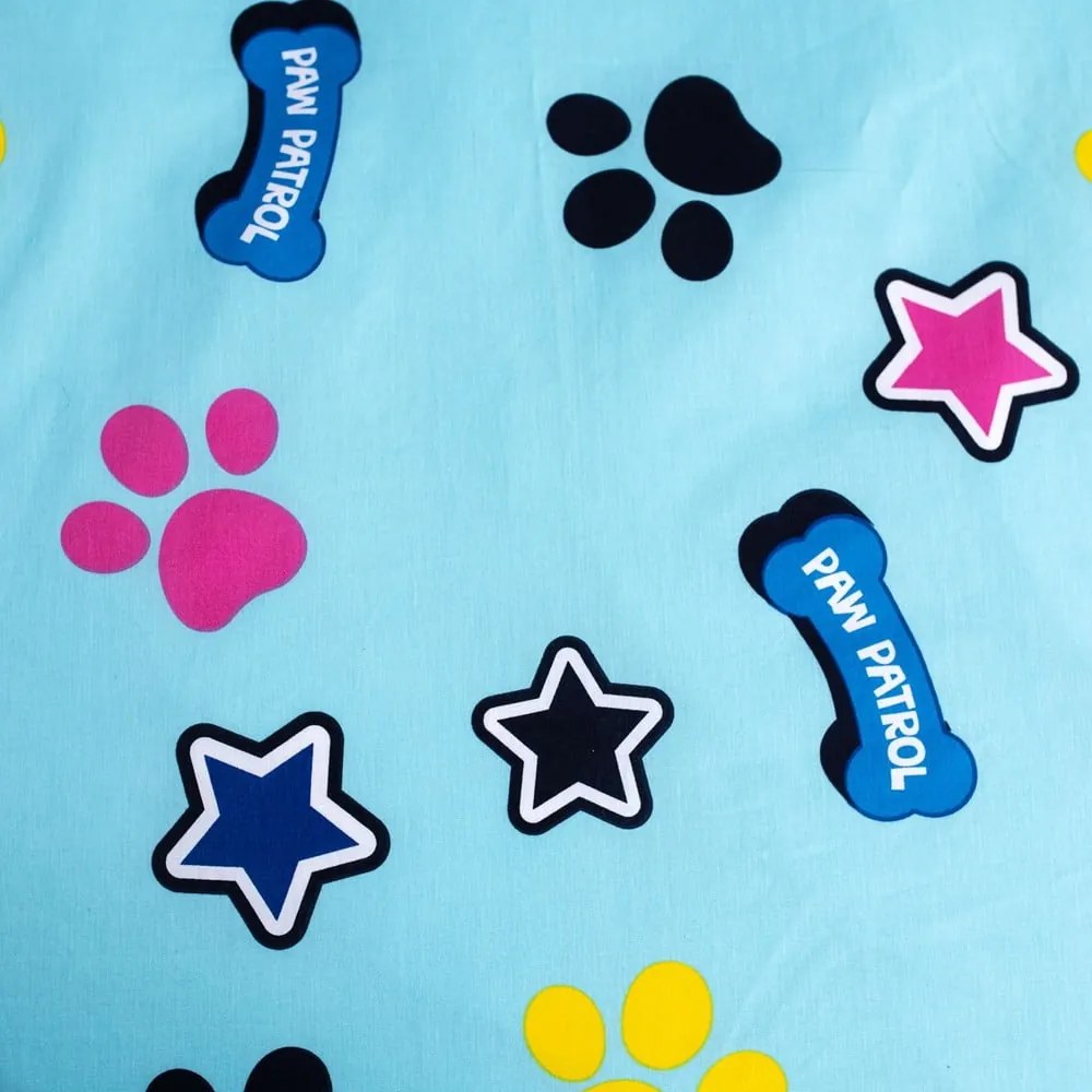 Bawełniana fluorescencyjna pościel dziecięca jednoosobowa 140x200 cm Paw Patrol – Jerry Fabrics