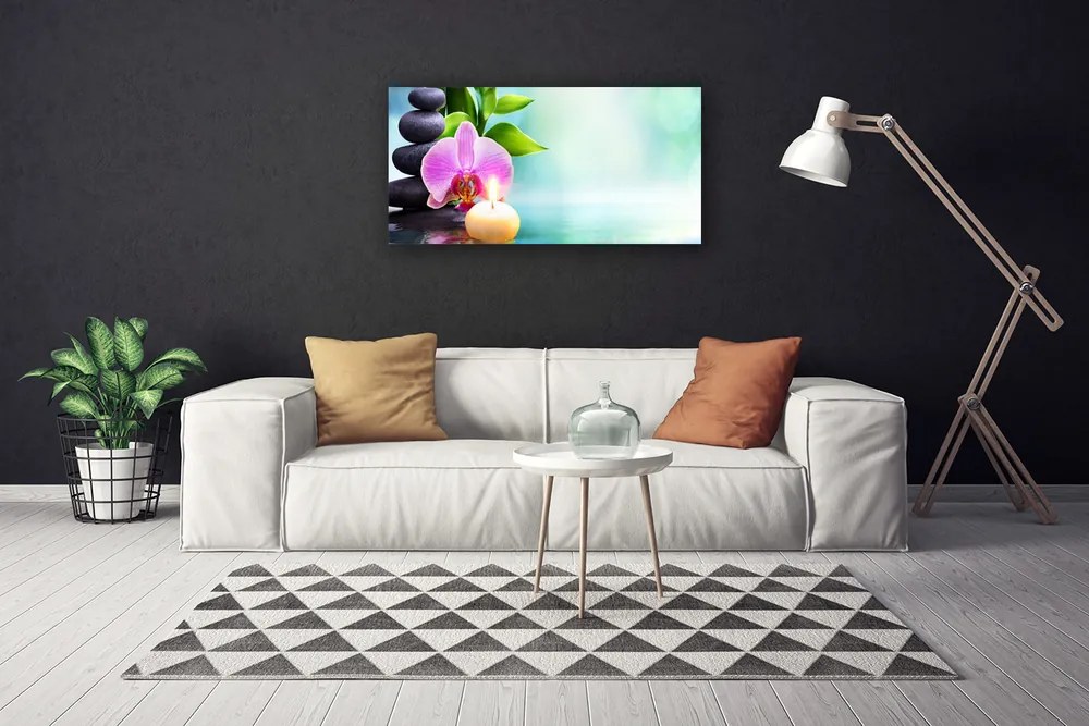 Obraz canvas Orchidea nad Lustrem Wody