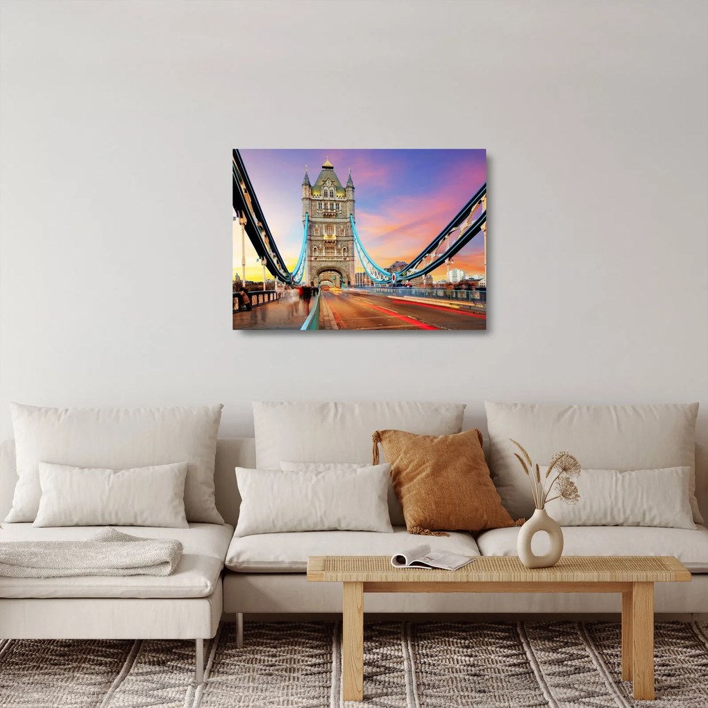 Obraz na szkle - Tower Bridge (70x50 cm)