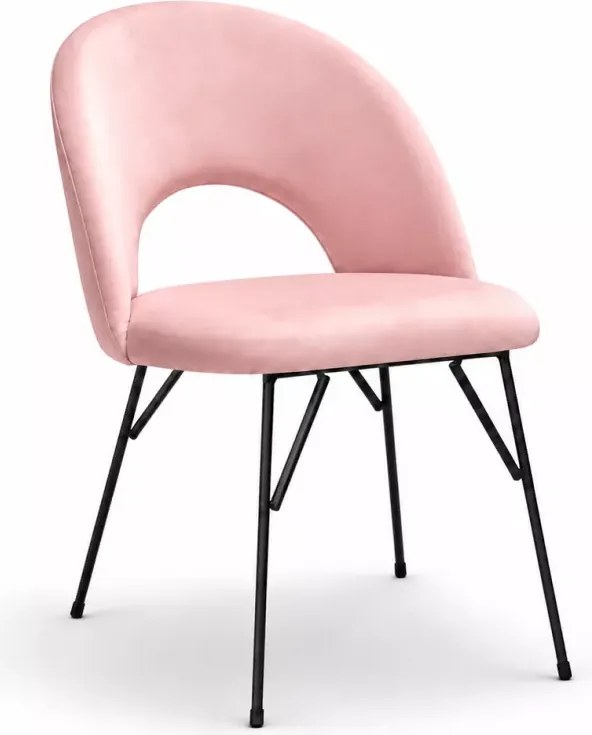 Krzesło tapicerowane Abis Spid w stylu retro