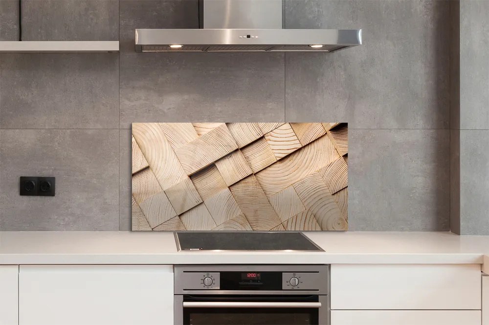 Panel nad Blat Kuchenny Magazyn Świeżego Drewna