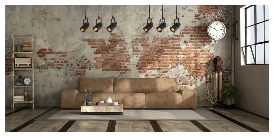 Czarna lampa sufitowa z metalowym kloszem ø 8,5 cm Demir 2 – GTV