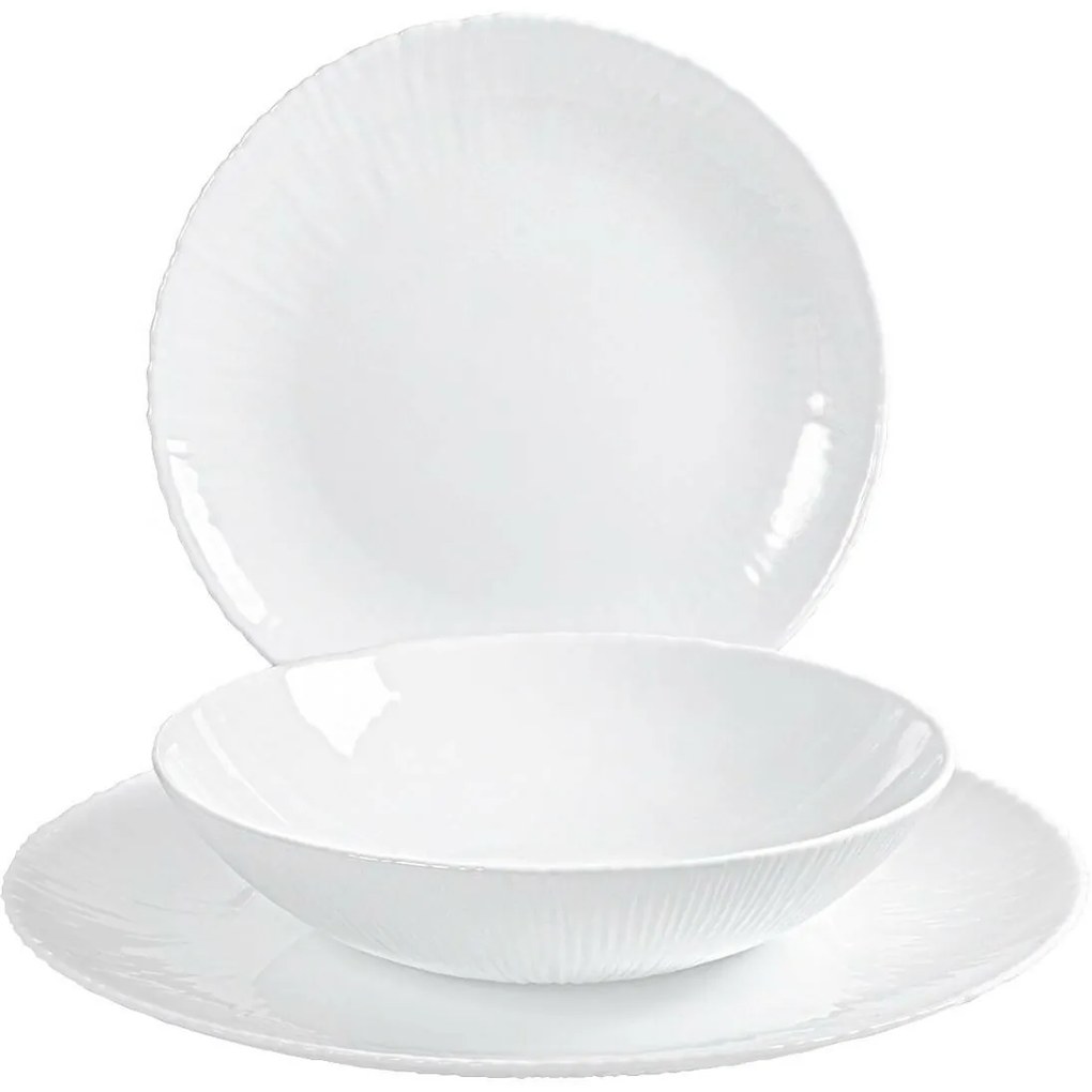 Bormioli Rocco 18-częściowy zestaw jadalny Coconut