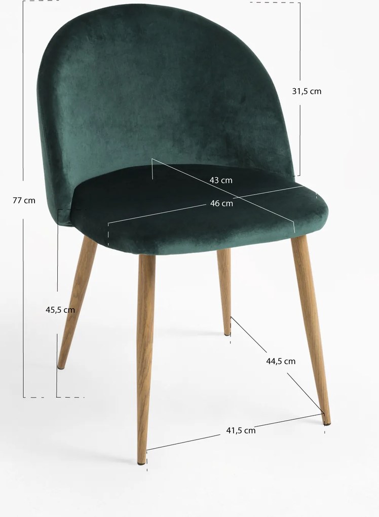 Silla Vint Terciopelo